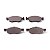 Pastilha Organica Dianteiro Bosch Para Fiat Grand Siena 1.6 2012-2016 - Imagem 2