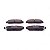 Pastilha Organica Dianteiro Bosch Para Honda Accord 3.5 2007-2009 - Imagem 1
