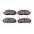 Pastilha Organica Dianteiro Bosch Para Honda Civic 2.0 2013-2014 - Imagem 2
