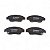 Pastilha Organica Dianteiro Bosch Para Honda Wr-V 1.5 2017-2021 - Imagem 4