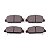 Pastilha Organica Dianteiro Bosch Para Honda Hr-V 1.5 2019-2022 - Imagem 2