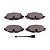Pastilha Organica Dianteiro Bosch Para Audi A3 Sedan 1.8 2013-2016 - Imagem 2
