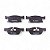 Pastilha Organica Dianteiro Bosch Para Chevrolet Cruze 1.4 2016-2025 - Imagem 3