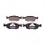 Pastilha Organica Dianteiro Bosch Para Fiat Tipo 2.0 1993-1995 - Imagem 1