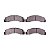 Pastilha Organica Dianteiro Bosch Para Ford F-350 Cc Xl 3.9 2005-2011 - Imagem 2