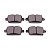 Pastilha Organica Traseiro Bosch Cruze Sport6 1.4 2017-2025 - Imagem 2