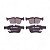 Pastilha Organica Traseiro Bosch Para Ford Fusion 2.0 2013-2021 - Imagem 1