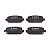 Pastilha Organica Traseiro Bosch Para Honda Hr-V 1.8 2015-2021 - Imagem 3
