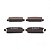 Pastilha Organica Traseiro Bosch Para Honda Hr-V 1.8 2015-2021 - Imagem 1