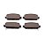Pastilha Organica Traseiro Bosch Para Honda Hr-V 1.5 2019-2025 - Imagem 2