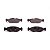 Pastilha Organica Dianteiro Bosch Para Ford Fiesta 1.0 2016-2017 - Imagem 1