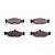 Pastilha Organica Dianteiro Bosch Para Ford Ka 1.0 2008-2014 - Imagem 2