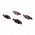 Pastilha Organica Dianteiro Bosch Para Ford Ka 1.6 2008-2013 - Imagem 4