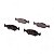 Pastilha Organica Dianteiro Bosch Para Ford Fiesta 1.6 2010-2014 - Imagem 3