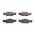 Pastilha Organica Dianteiro Bosch Para Ford Fiesta 1.6 2010-2014 - Imagem 2
