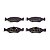 Pastilha Organica Dianteiro Bosch Para Ford Fiesta 1.6 2010-2014 - Imagem 4