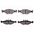 Pastilha Organica Dianteiro Bosch Para Volkswagen Gol 1.0 2005-2013 - Imagem 1