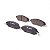 Pastilha Organica Dianteiro Bosch Para Chevrolet Spin 1.8 2012-2025 - Imagem 4