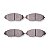 Pastilha Organica Dianteiro Bosch Para Chevrolet Spin 1.8 2012-2025 - Imagem 2