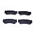 Pastilha Organica Traseiro Bosch Para Hyundai Santa Fe 2.7 2006-2009 - Imagem 4