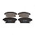 Pastilha Organica Dianteiro Bosch Tracker 1.8 2013-2016 0986bb0996 - Imagem 1