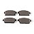 Pastilha Organica Dianteiro Bosch Tracker 1.8 2013-2016 0986bb0996 - Imagem 2