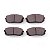 Pastilha Organica Dianteiro Bosch Para Kia Sportage 2.0 2010-2014 - Imagem 2