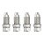 Kit Jogo 4 Velas Bosch Audi A3 1.6 2000 A 2006 - Imagem 4