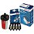 Kit Cabos Velas E Bobina Uno G1 1.6 Alcool 1989 A 1991 Bosch - Imagem 1