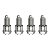 Kit Jogo Velas Parati G3 1.6 8v Ap 1999 A 2005 Álcool Original Bosch - Imagem 4