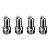 Kit Jogo 4 Velas Hilux 2.7 8v Gas 2000 2001 Gasolina Bosch - Imagem 4