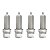 Kit Jogo 4 Velas Sandero 1.0 16v D4d 2007 2008 Flex Bosch - Imagem 4