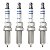 Kit Jogo 4 Velas Clio 1.0 G2 16v D4d 2011 2012 Flex Bosch - Imagem 2