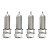 Kit Jogo 4 Velas Soul 1.6 16v 2015 2016 Flex Bosch - Imagem 4