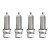 Kit Jogo 4 Velas Versa 1.6 16v 2015 2016 Flex Bosch - Imagem 4