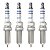 Kit Jogo 4 Velas Tiida 1.8 8v 2009 2010 2011 2012 Flex Bosch - Imagem 2