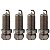 Kit Jogo 4 Velas Corolla 1.8 16v Vvt-i 2016 Flex Bosch - Imagem 2