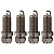 Kit Jogo 4 Velas Corolla 1.8 16v Vvt-i 2008 2009 Flex Bosch - Imagem 3