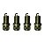 Kit Jogo 4 Velas Ibiza 1.0 8v 1999 2000 2001 Gasolina Bosch - Imagem 4
