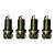 Kit Jogo 4 Velas Volvo S70 2.3 20v 1999 2000 Gasolina Bosch - Imagem 4