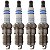 Kit Jogo 4 Velas Fit 1.5 16v 2012 2013 2014 Flex Bosch - Imagem 1
