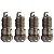 Kit Jogo 4 Velas Fit 1.5 16v 2012 2013 2014 Flex Bosch - Imagem 3