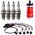 Kit Vela Cabo Bobina Verona 1.8 8v Ap1800 90 91 Gaso Bosch - Imagem 1