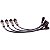 Kit Vela Cabo Bobina Kombi 1.4 8v Ea111 2006 2007 Flex Bosch - Imagem 3