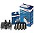 Kit Vela Cabo Bobina Fiesta G4 1.0 Zetec Rocam 11 Flex Bosch - Imagem 1