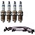 Kit Cabo E Vela Opala 4.1 12v 6cc 250 1986 1987 Alc Bosch - Imagem 1