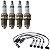 Kit Jogo Cabo+velas Bosch Verona 1.8 8v Ap1800 Gas 93-94 - Imagem 1
