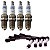 Kit Cabos + Velas Chevrolet Prisma 1.0 2013 A 2017 Flex Original Bosch - Imagem 1