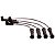Kit Cabo E Vela Logan 1.6 8v K7m 2007 2008 2009 Flex Bosch - Imagem 2