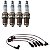 Kit Cabo E Vela Parati 1.6 8v Ap 1986 1987 Gasolina Bosch - Imagem 1